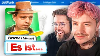 Wie gut kennen sich Streamer mit DEUTSCHEN MEMES aus Quiz Duell [upl. by Nomelif83]