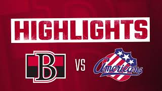 HIGHLIGHTS Belleville Senators vs Rochester Americans Mar124 [upl. by Geralda]