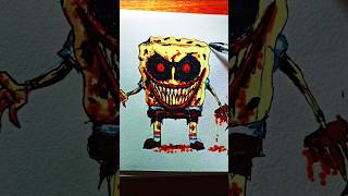 Pendrawing stickman speed Spongebob exe drawing art shorts sonic spongebob [upl. by Haskell]