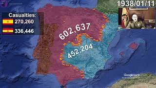 The Spanish Civil War using Google Earth [upl. by Lodmilla]