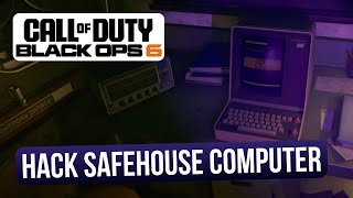 How to hack the Safehouse Computer in Black Ops 6 BO6 [upl. by Kwabena]