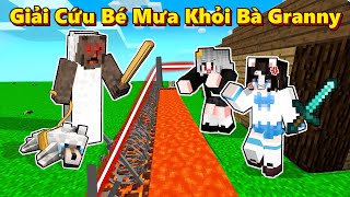 Mèo Simmy Thử Thách Xây quotNHÀ SIÊU AN TOÀNquot Giải Cứu Bé Mưa Khỏi Bà Granny Trong Minecraft [upl. by Chatwin]