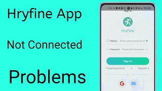 hryfine app not connecting problem [upl. by Mylander]