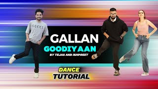 Gallan Goodiyaan Dance Easy Steps Tutorial  Ajay Poptron Tutorial [upl. by Ennoira306]