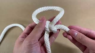 How To Tie A Lariat Knot StepbyStep [upl. by Lette]