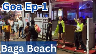 Baga Beach Goa Tamil 2024 [upl. by Anaeirb]