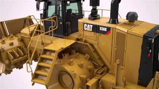 Cat® 836K Compactor Swingout Stairs [upl. by Hightower689]