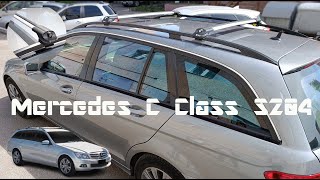 Montage Dachträger mit reling Mercedes C Class S204 [upl. by Kerge]