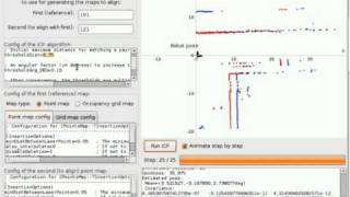 Effects of distance threshold in Iterative Closest Point ICP MRPT RawlogViewer tutorial 1 [upl. by Araas433]