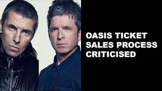 Oasis ticket sales defended after fans complain about not being able to buy them [upl. by Nagel]