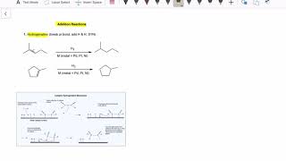 Hydrogenation of alkenes [upl. by Lenny]