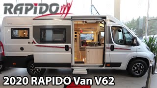 RAPIDO Van V62 2020 Camper Van 636 m [upl. by Raimundo782]