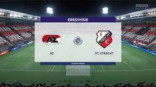 FIFA 22  AZ Alkmaar vs FC Utrecht  Eredivisie  Gameplay [upl. by Cobb618]