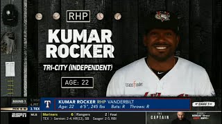 Rangers Draft RHP Kumar Rocker From TriCity With 3rd Pick of 2022 MLB Draft [upl. by Harry]