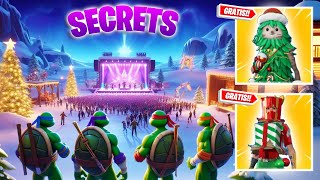 MEGA KRASSE SECRETS 😍👀  WINTERHÜTTE 2023 14 GRATIS ITEMS amp NINJA TURTLES I FORTNITE CHAPTER 5 [upl. by Noiramaj]