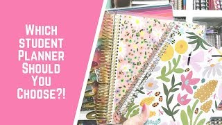 Which Student Planner Should You Choose Happy Planner vs Erin Condren vs Plum Paper [upl. by Reppep877]