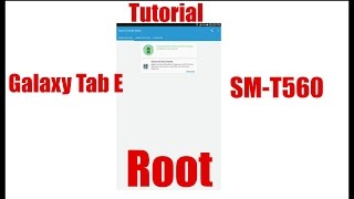 Root Galaxy Tab E SMT560 [upl. by Atila561]