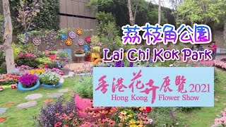 輕輕鬆鬆，賞花遊蹤 《香港花卉展覽 2021》EP04 荔枝角公園愛麗絲夢遊仙境 隱世花園 《Hong Kong Flower Show 2021》EP04 – Lai Chi Kok Park [upl. by Aicenert]