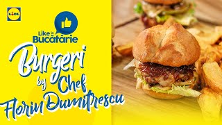 Burger cu dulceata de ceapa si Emmental • Reteta Chef Florin Dumitrescu [upl. by Geof]