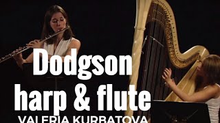 Stephen Dodgson  duo for flute and harp 4 movements [upl. by Anikehs]