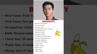 Park Seojoon Biography shorts ytshortsindia ytviral ytshortsvideo [upl. by Zirkle696]