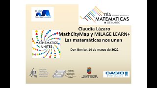 MathCityMap y MILAGE LEARN Claudia Lázaro del Pozo [upl. by Nylcaj]