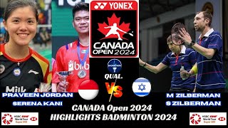 Praveen JORDANSerena KANI INA vs M ZILBERMANS ZILBERMAN ISRXDR 32  CANADA Open 2024 [upl. by Dettmer]