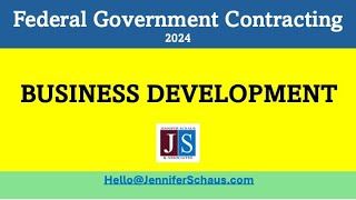 2024 GovCon Summer Shorts  Business Development 7 of 10 [upl. by Baxy]