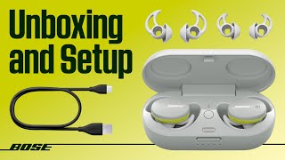 Bose Sport Earbuds – Unboxing and Setup [upl. by Sherourd]