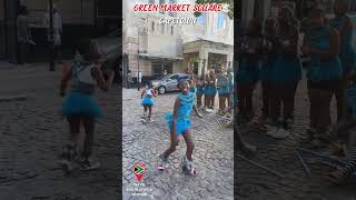 African Dancers at Green Market Square Cape town travel capetowntourism [upl. by Hendry]