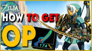 How to Get Overpowered Fast in Tears of the Kingdom Best Weapons Bows and Armor [upl. by Aihsena996]