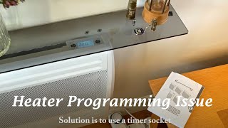 How Do Video  Solution to programming BampQ panel heater NE20EPC [upl. by Bunker]