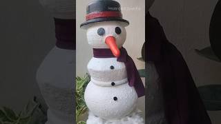 DIY Snowman  For The Garden And Home Decor [upl. by Togram]