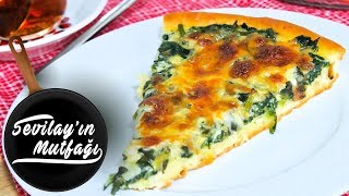 Ispanaklı Tart Nasıl Yapılır  Ispanaklı Tart Tarifi  Ispanaklı Kiş Tarifi [upl. by Esojnauj]