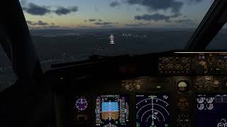 Ryanair Boeing 737 Landing at Leeds Bradford Airport  XPlane 12 [upl. by Ahseihs]