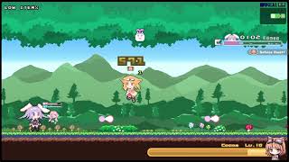 Rabi Ribi battle with Cocoa 0 item [upl. by Yznel]