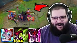 HOW TO CARRY WITH SHACO SUPPORT OUT SMART THE ENEMIES [upl. by Yojenitsirk739]