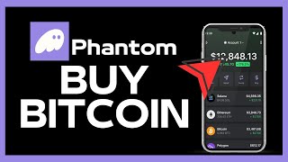 How to Buy Bitcoin in Phantom Wallet 2024 [upl. by Saibot]