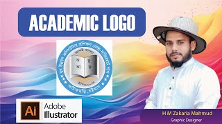 কিভাবে লগু ডিজাইন করব।।kibabe logo design korbo how to create logo design in illustrator 2024 [upl. by Cindee]