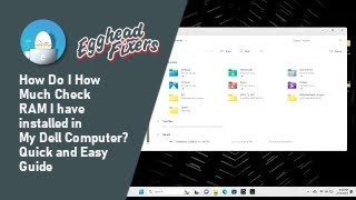 How Do I Check How Much RAM I have installed in My Dell Computer Quick and Easy Guide [upl. by Marcello]