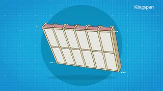 How to partial fill insulation between and under rafters in a pitched roof [upl. by Nimesh]