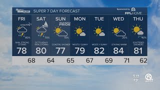 WPTV First Alert Weather forecast morning of March 22 2024 [upl. by Annis]