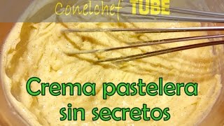 Como hacer una buena Crema Pastelera  Técnica [upl. by Adyam]