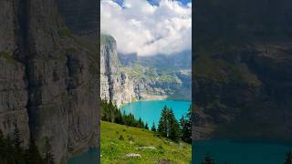 Switzerland’s Most Breathtaking Blue Water Lake 🇨🇭 [upl. by Notsecnirp]