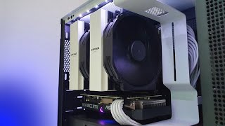 역대급 블랙 화이트 감성 NZXT H210i 에 녹투아 NHD15 컴퓨터 사양 [upl. by Leruj]