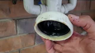 how to unclog clogged drain siphon valve ⁄ sink ⁄ cleaning drain ⁄ sinker ⁄ washbowl ⁄ basin 💦💦💦� [upl. by Keli]