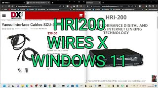 WIRES X SCU CABLES  HRI200 Box Windows 11 [upl. by Efthim229]