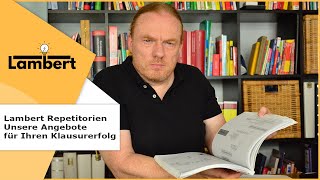 Lambert Repetitorien  Unsere Angebote für Ihren Klausurerfolg [upl. by Barbette]