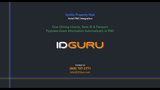 IDGuru  SynXis Property Hub Hotel PMS Interface [upl. by Pincas960]