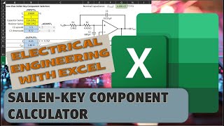 SallenKey Component Calculator Spreadsheet [upl. by Sebastiano]